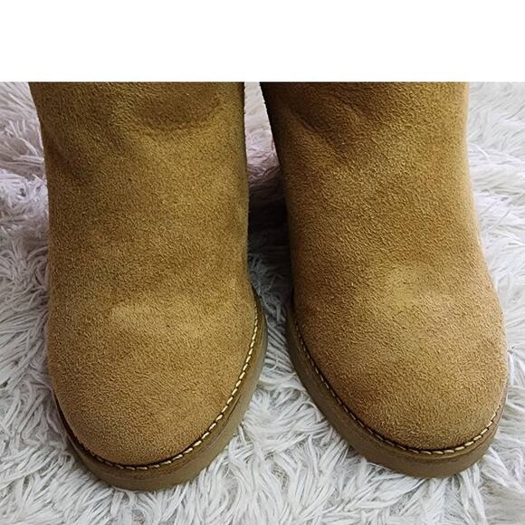 Isabel Marant Totam Shearling Wedge Boots 40 - Picture 10 of 14